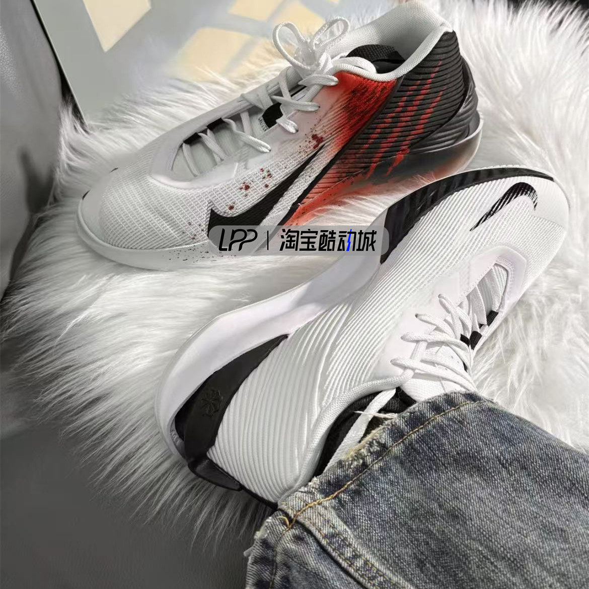 LPP定制球鞋 Nike G.T. Jump Academy 裂痕 涂鸦渐变 高帮篮球鞋