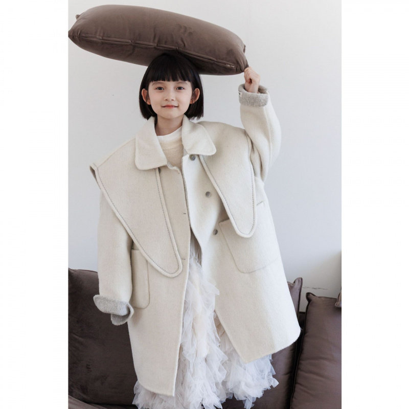 秘密花园秋冬翻领韩版单排扣童装厚款毛呢暗扣羊毛大衣外套M6633,童装/婴儿装/亲子装,呢大衣,淘宝优惠券,粉丝福利购,淘宝优惠卷