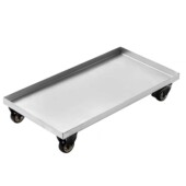 可移动托盘不锈钢花盆接水盘底座阳台室外种植花箱收纳底盘置物架