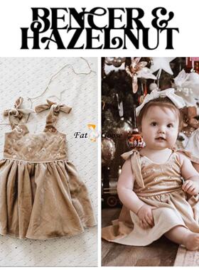 国现｜澳洲小众Bencer Hazelnut圣诞限定天鹅绒连衣裙