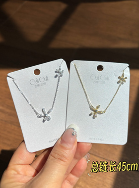 古丽古丽新款s925纯银项链锁骨链气质网红冷淡风小众设计05386
