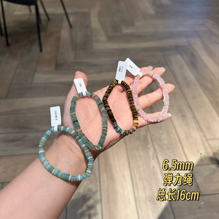 轻奢小众设计感高级感气质百搭手串复古手饰4210 天然石手链女款