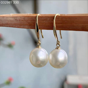 氣質個性 珍珠紅球款 夸張韓風耳環6802 甜美網紅時尚 歐比雅比新款