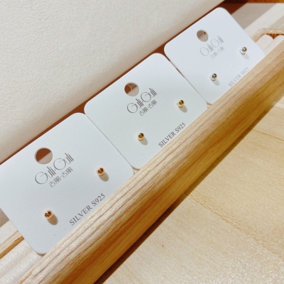 球球耳钉耳钉古丽古丽通体银甜美