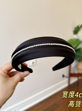 新款时尚高级感气质精致淑女甜美个性复古百搭发箍0538