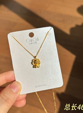 古丽古丽新款时尚高级感气质精致淑女甜美个性复古百搭项链08621