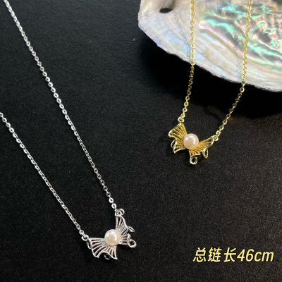 古丽古丽新款时尚高级感气质精致925银甜美个性复古百搭项链07439