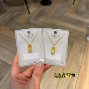 古丽古丽S925银貔貅项链女小众设计感高级轻奢气质锁骨链07347