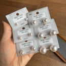 欧比雅比新款 气质夸张淑女仿珍珠流苏小灯泡耳环7466 甜美网红时尚