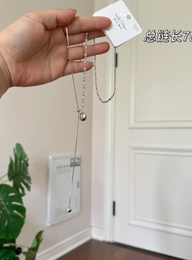 欧比雅比项链女小众设计感高级感锁骨链轻奢气质颈链25477
