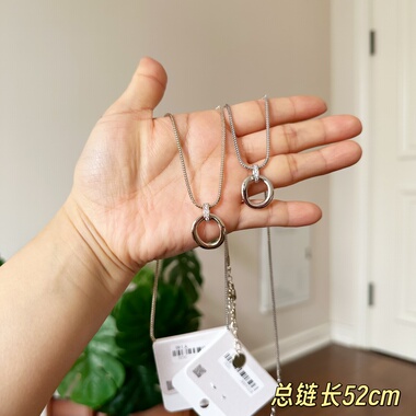 欧比雅比时尚高级感气质精致淑女甜美个性复古百搭项链项饰05244