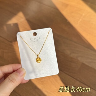 古丽古丽新款时尚高级感气质精致淑女甜美个性复古百搭项链08488