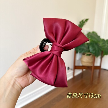 新款时尚高级感气质精致淑女甜美个性复古百搭抓夹0876