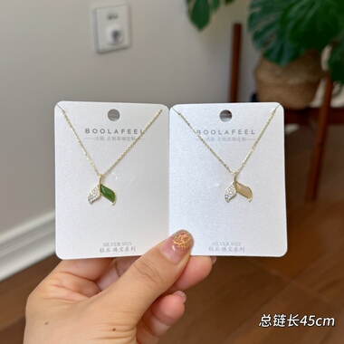 古丽古丽项链S925银小众设计感高级锁骨链轻奢气质精致温柔00854