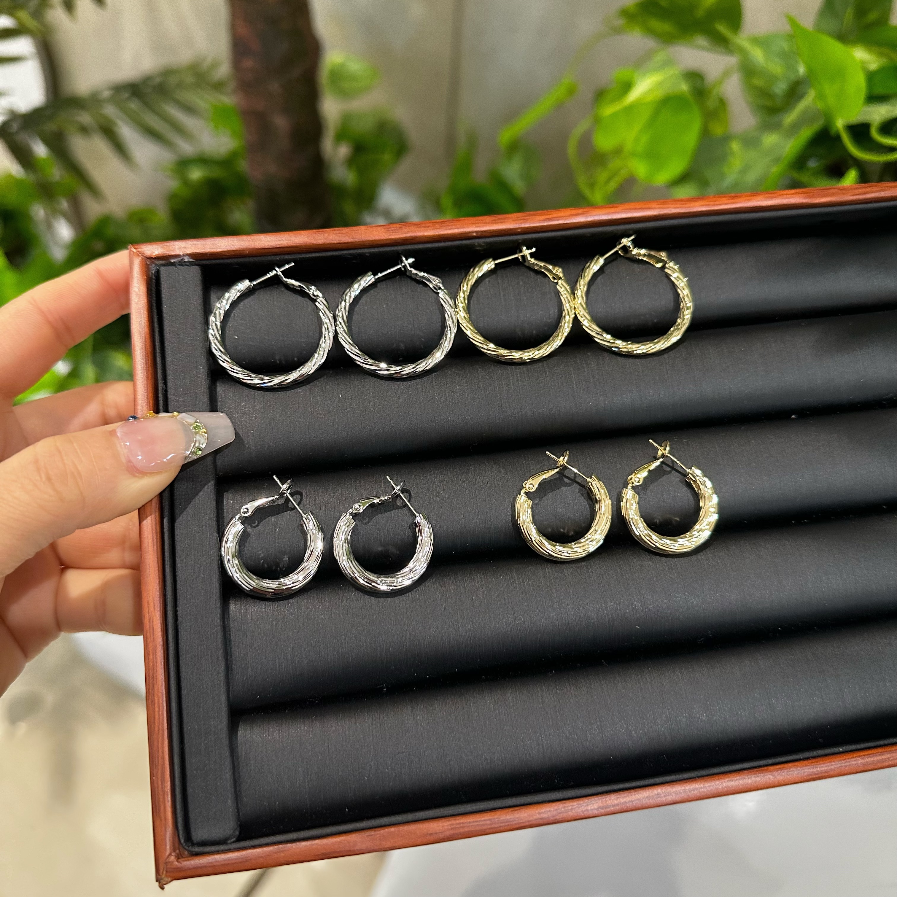 麻花耳圈欧比·雅比时尚