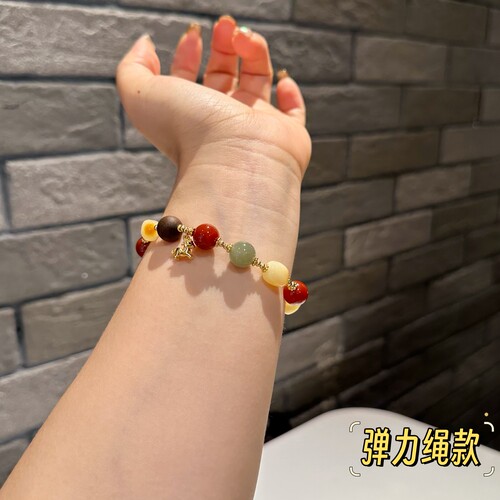 高弹力新款时尚百搭简约小众设计高级感手链手串手饰7210