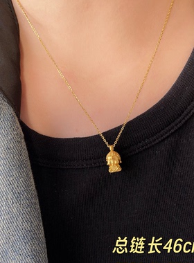 古丽古丽s925纯银新款项链小众设计感高级轻奢气质锁骨链08487