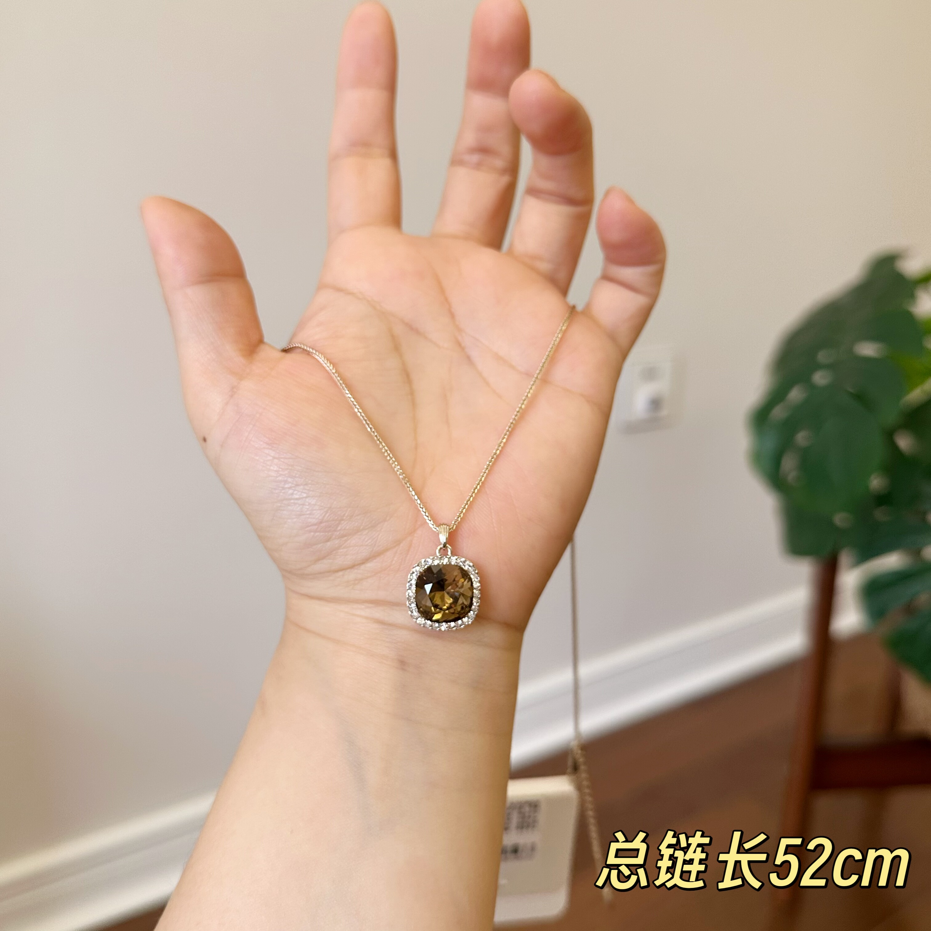 欧比雅比新款时尚高级感气质精致淑女甜美个性复古百搭项链25863