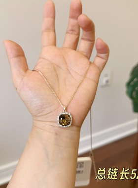 欧比雅比新款时尚高级感气质精致淑女甜美个性复古百搭项链25863