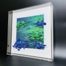 高档透明亚克力油画框版 画立体作品展示盒工厂定制画框相框罩挂墙