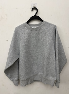 aritzia 圆领灰色加绒卫衣