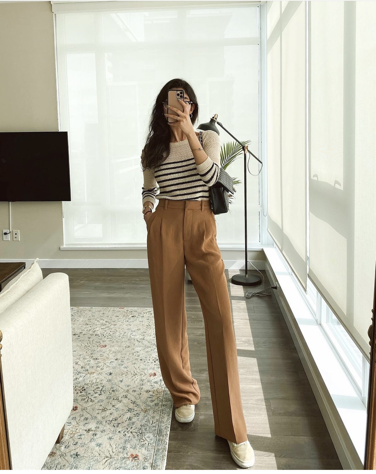 Arizia wilfred 高腰阔腿裤 77775