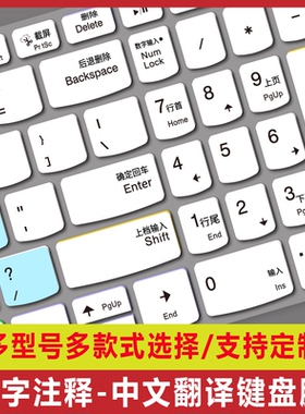 适用联想15 6寸笔记本Y700电脑80NV键盘保护贴膜80NY快捷80NW双拼