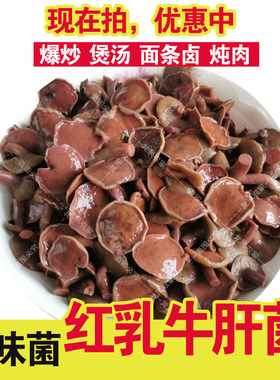 红乳牛肝菌干红松蘑干货 红松蘑菇粘窝子黏蛾子食用菌干货包邮