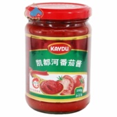 新疆凯都河番茄酱350g微辣家用炒菜专用调味西红柿酱玻璃瓶装 特产