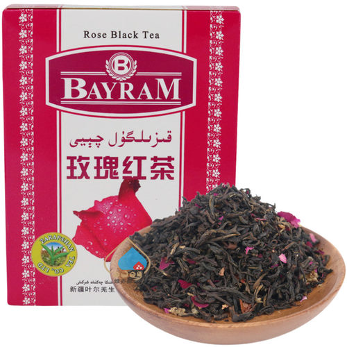 叶尔羌百兰玫瑰红茶100克
