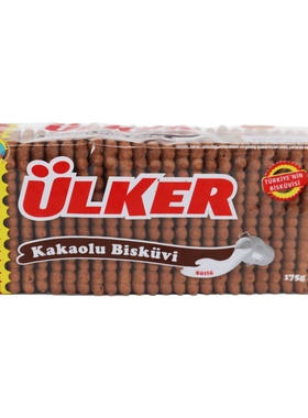优客牌伯蒂波巧克力味饼干175g牛奶饼干土耳其进口休闲零食ULKER