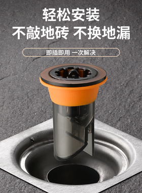 地漏防臭内芯小口径25mm浴室卫生间封口盖下水道防虫返臭神器通用