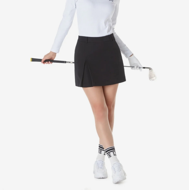 Lecoq Golf法国公鸡高尔夫韩国代购直邮特价春女前开叉A字运动裙