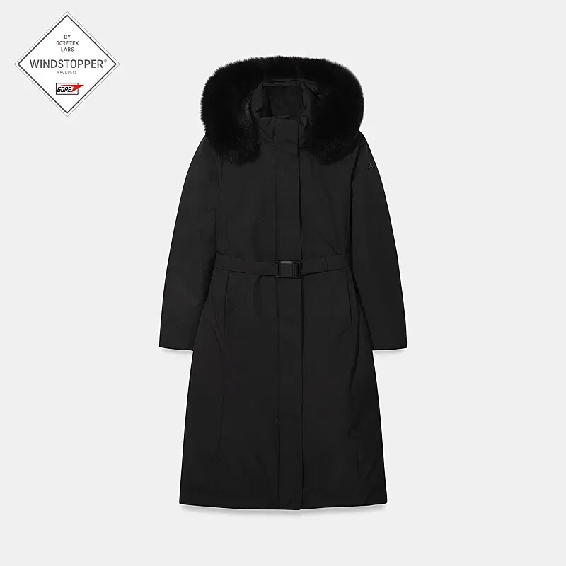 NEPA 韩国代购直邮25冬女户外中长款保暖连帽鹅绒羽绒服7L82078