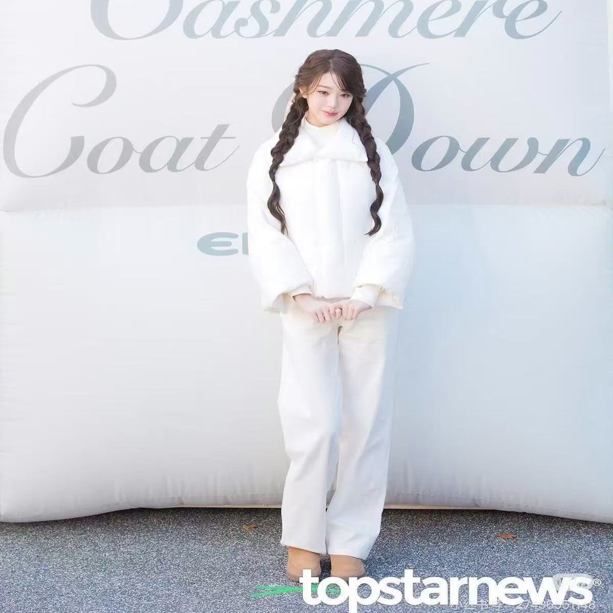 EIDER 韩国代购直邮25秋冬张元英同款女士户外中宽版长裤DWW25354