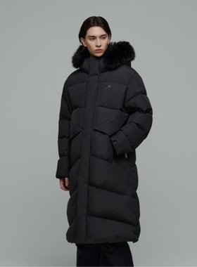 NATIONAL/国家地理 韩国代购直邮特价男长款鹅绒羽绒服N244MDW320