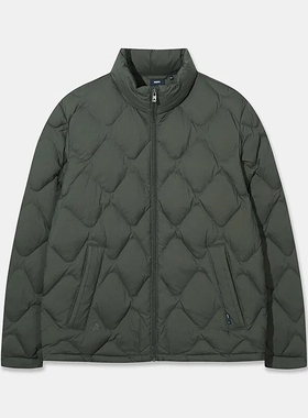 NEPA 韩国代购直邮25秋男士户外保暖羊毛混合立领羽绒外套7L72061