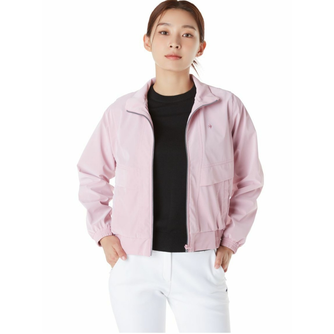 Lecoq Golf法国公鸡高尔夫韩国代购直邮特价秋女立领运动夹克外套