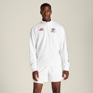 Wilson/威尔胜韩国代购26秋男运动网球休闲刺绣立领训练夹克外套