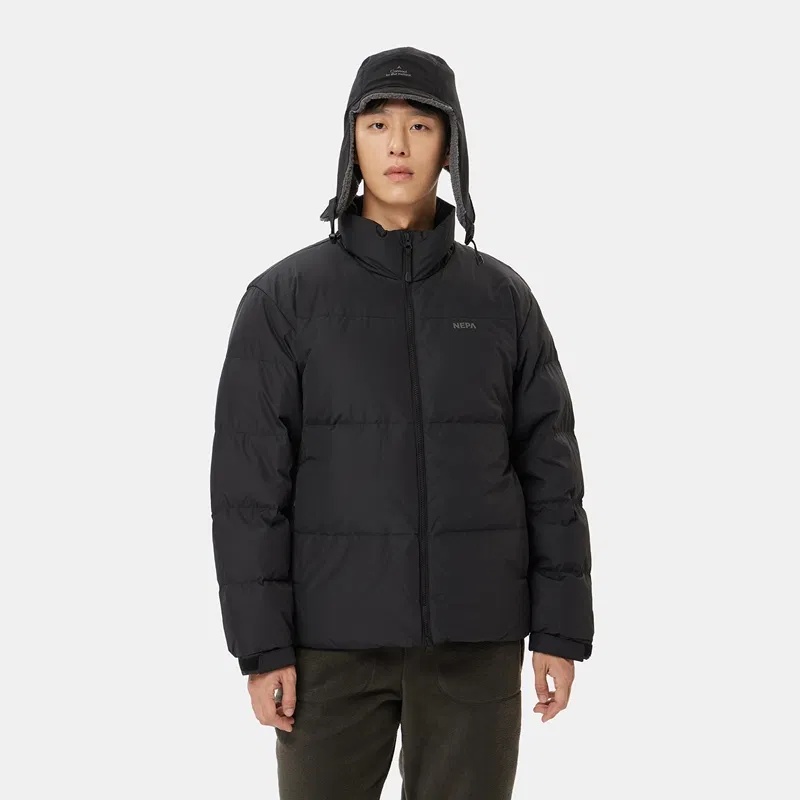 NEPA 韩国代购直邮25冬男女户外简约保暖立领鸭绒羽绒服 7LF2023
