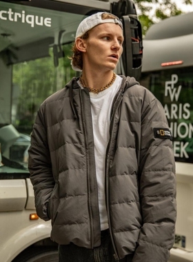 NATIONAL/国家地理 韩国代购直邮特价男轻量鹅绒羽绒服N244UDW920