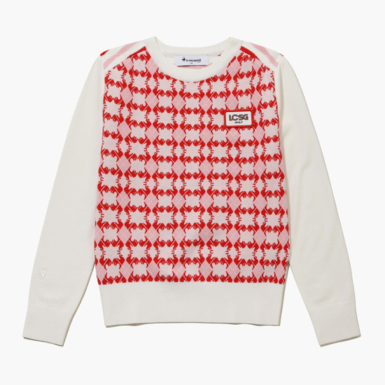 Lecoq Golf法国公鸡高尔夫 韩国代购直邮25秋冬女运动圆领毛衣