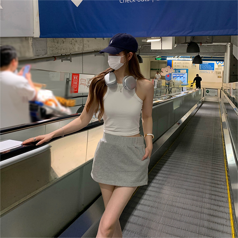 运动短裙高腰韩系显瘦