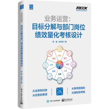 【24小时后发货】  业务运营：目标分解与部门岗位绩效量化考核设计 罗赢 电子工业出版社 9787121451560
