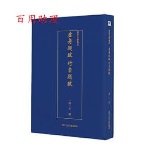 【48小时内发货】  艺术文献集成：虚舟题跋 竹云题跋 (清)王澍 浙江人民美术出版社 9787534075131