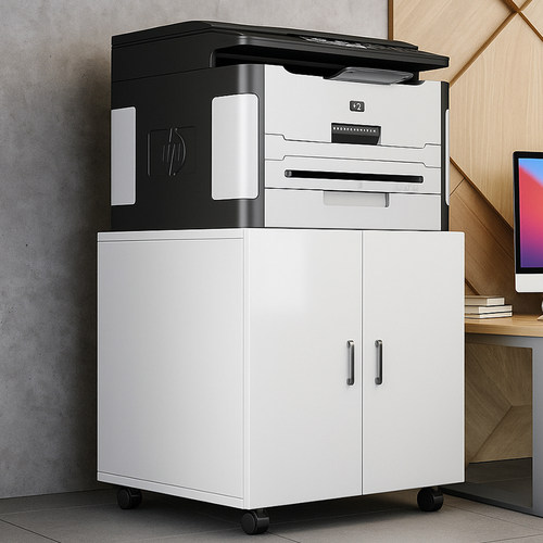 a打印机覆印机柜子工作台放置底座柜落地移动矮柜架大型覆印机桌