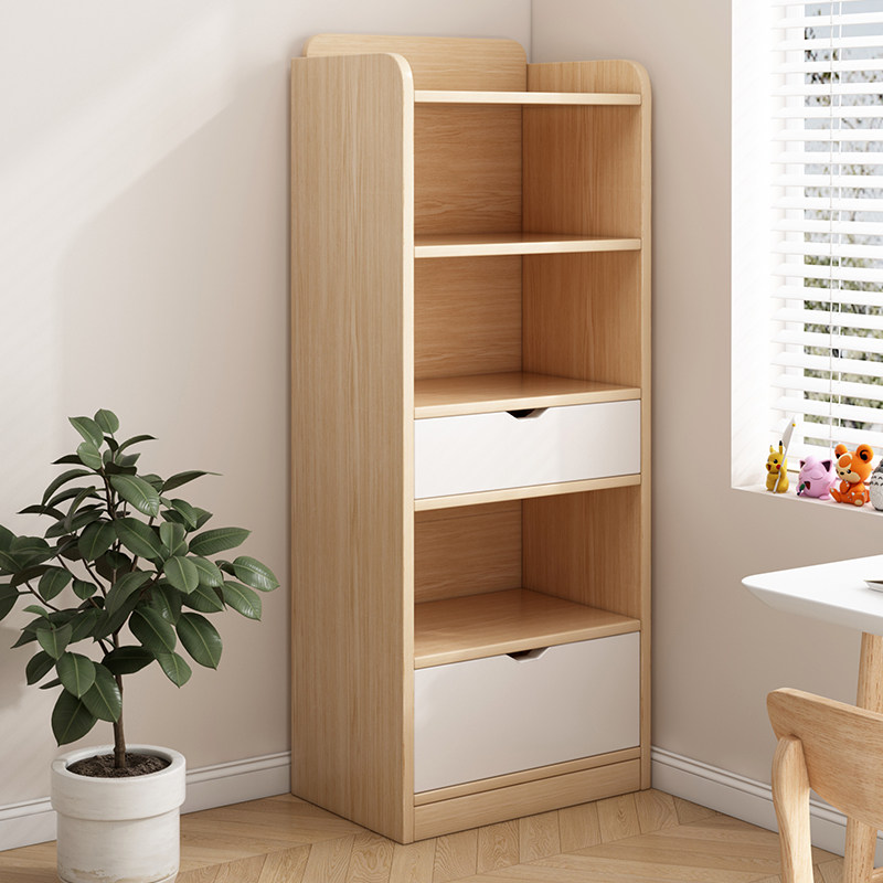 书架落地置物架家用简易柜子靠墙转角柜客厅带门储物转角夹缝书柜,住宅家具,书架,淘宝优惠券,粉丝福利购,淘宝优惠卷