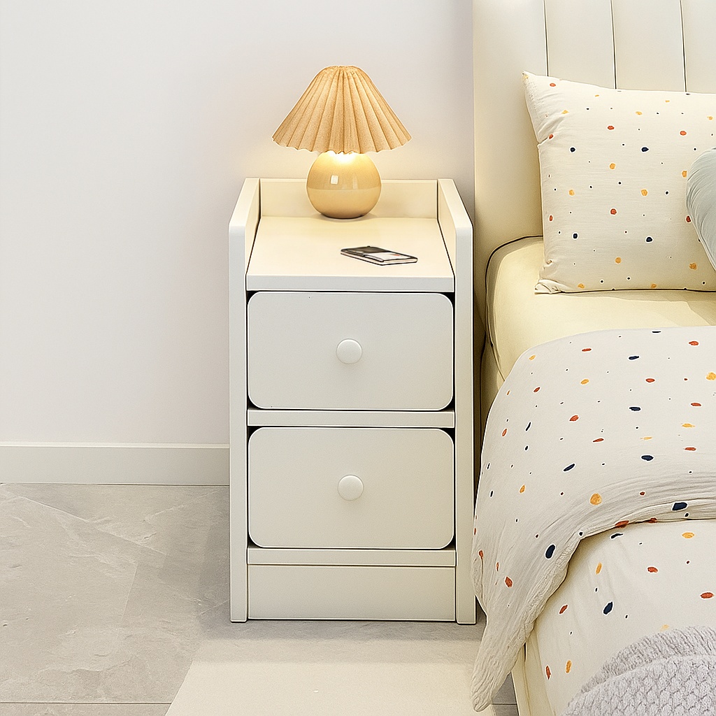 床头柜小型极窄家用卧室替代简易床边几柜2025爆款夹缝收纳置物架