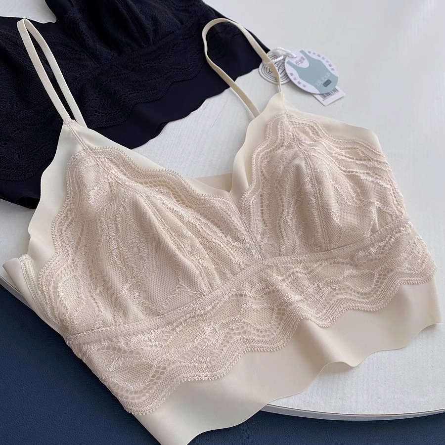 性感兔耳杯冰丝无痕裹胸美背