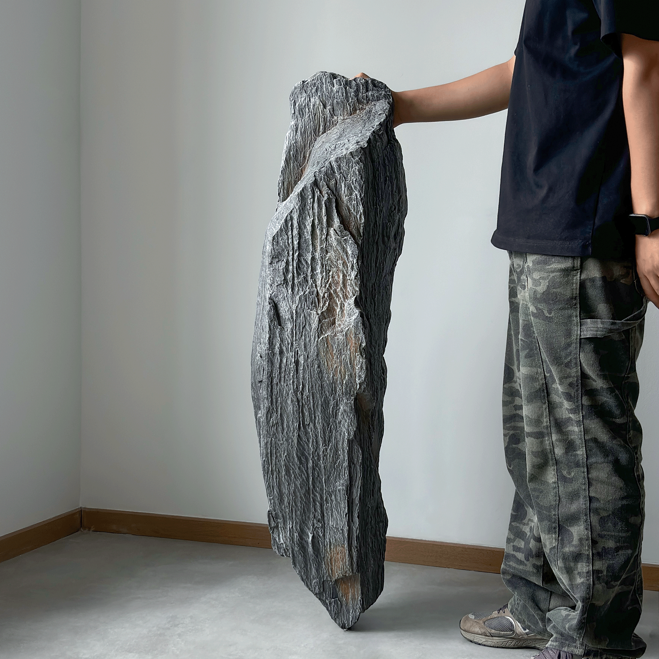 仿真大岩石摆件高还原PU材质庭院